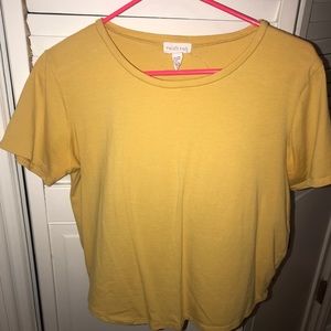Tillys Yellow crop top